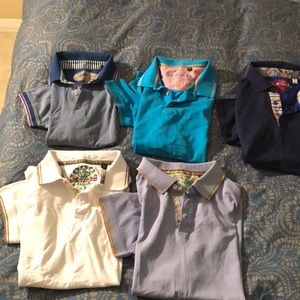 5 Robert Graham Polo Shirts